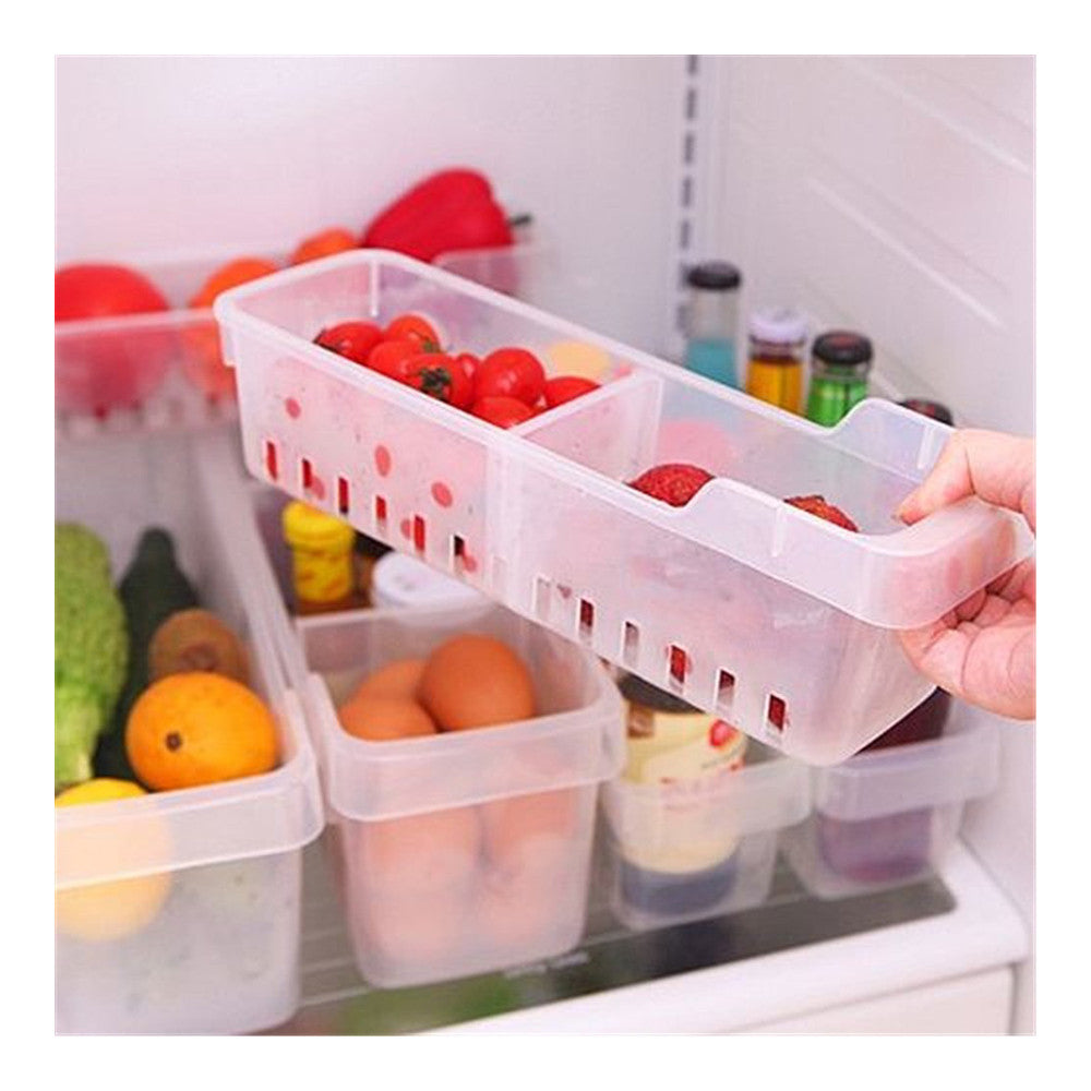 Rectangular removable storage box classification refrigerator drawers finishing debris box storage box large - Mega Save Wholesale & Retail - 1