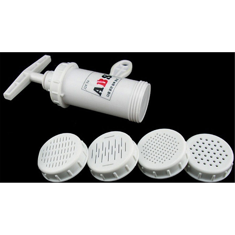 4 mold ABS Light Weight Manual Noodle Paste Spaghetti Juicy Maker Presser Maker Squeezer Machine - Mega Save Wholesale & Retail - 2