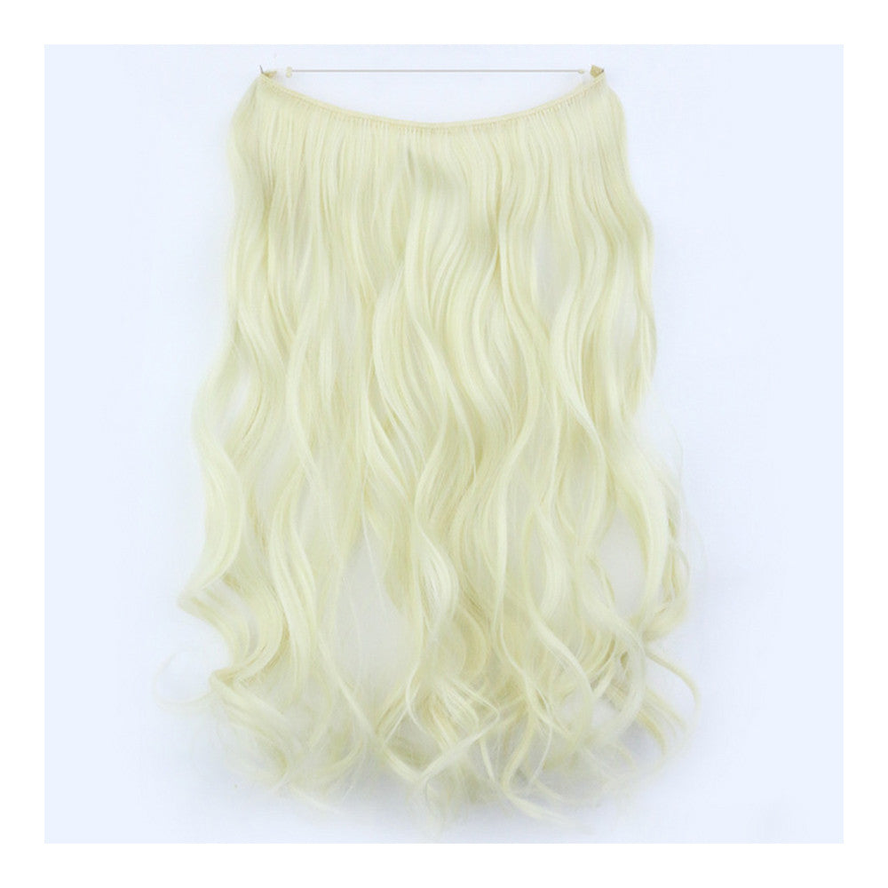 The new wig manufacturers wholesale hair extension fishing line hair extension piece piece long curly hair wig piece foreign trade explosion models in Europe and America  1001/613 - Mega Save Wholesale & Retail - 1