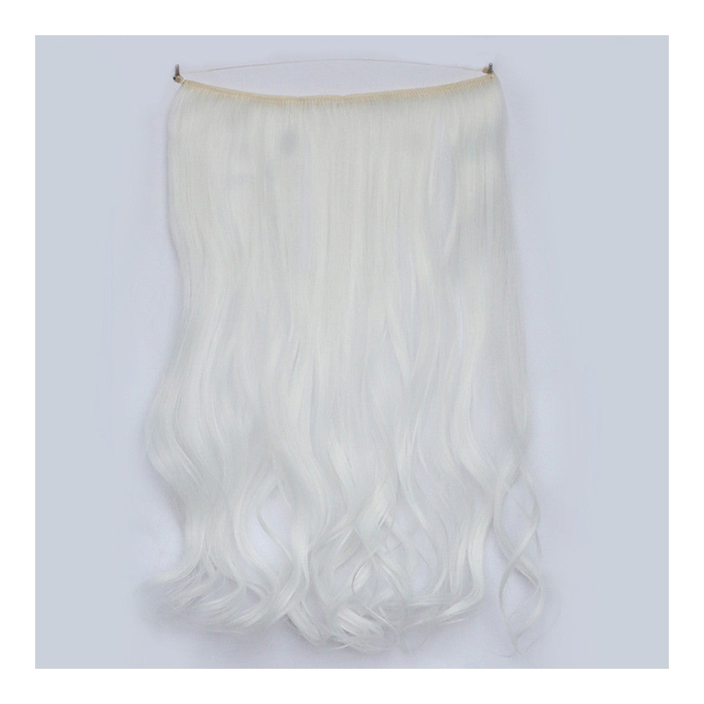 The new wig manufacturers wholesale hair extension fishing line hair extension piece piece long curly hair wig piece foreign trade explosion models in Europe and America  1001# - Mega Save Wholesale & Retail - 1