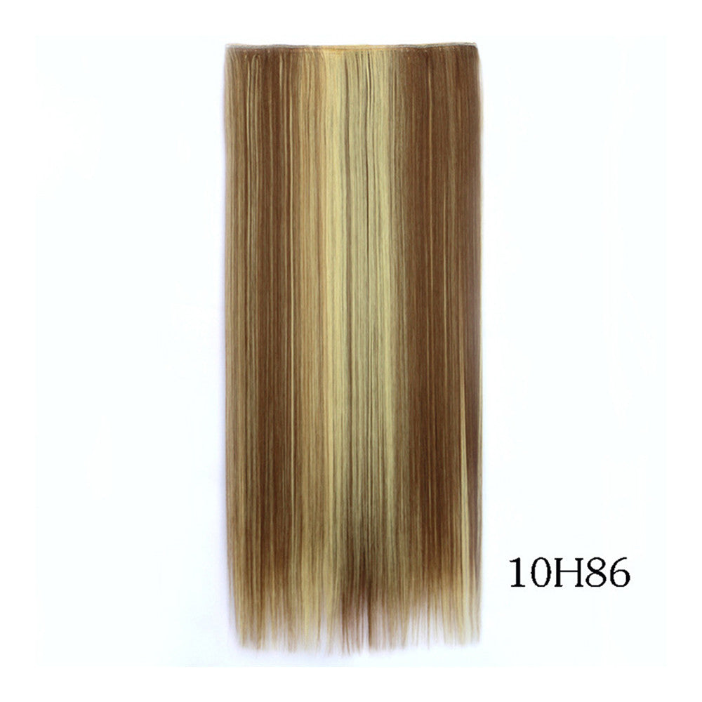 Yiwu's wig factory direct wholesale five piece long straight hair extension card issuing child wig hair piece explosion models in Europe and America   10H86 - Mega Save Wholesale & Retail - 1