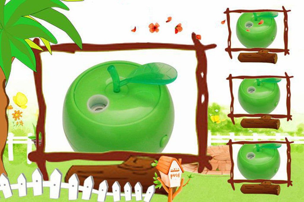 USB Mini Apple Humidifier Ultrasonic Moisturizing Clean Air Humidifier Yellow - Mega Save Wholesale & Retail - 3