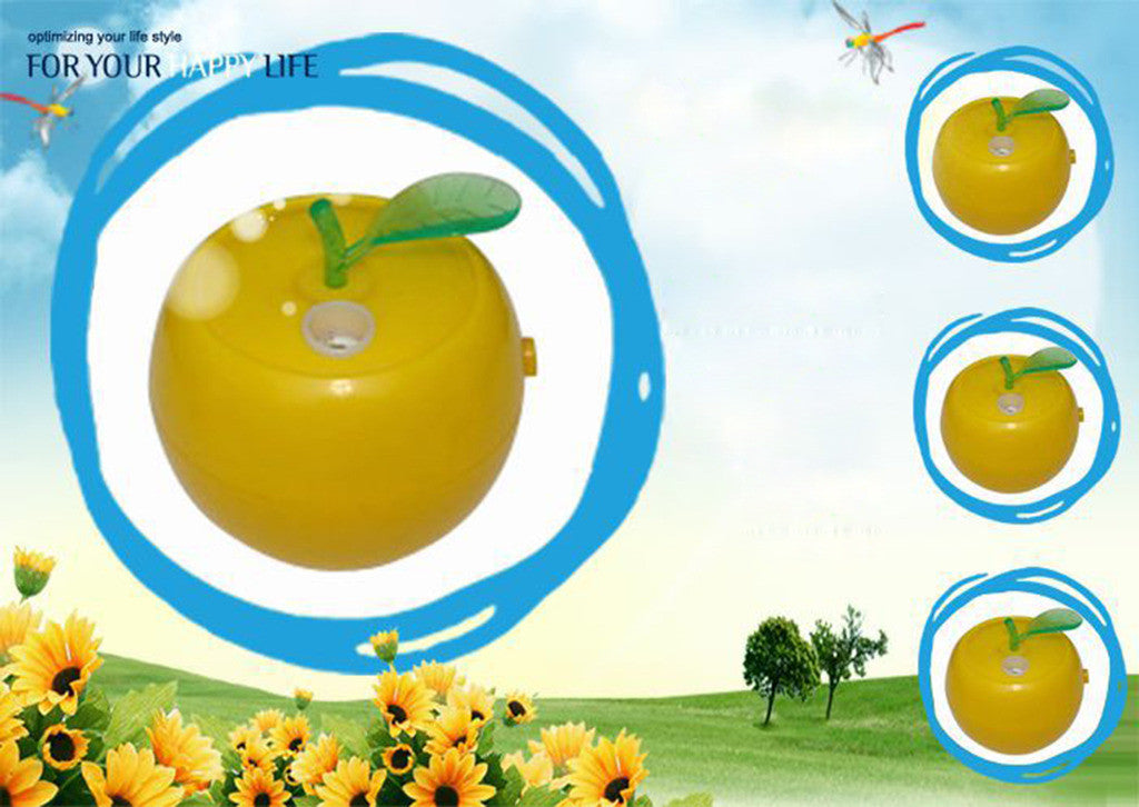 USB Mini Apple Humidifier Ultrasonic Moisturizing Clean Air Humidifier Yellow - Mega Save Wholesale & Retail - 2