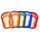 Cartoon Foot Shape Ground Floor Foot Mat Antiskid blue - Mega Save Wholesale & Retail - 2