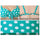 2pcs Fat Large Wave Point Swimwear Swimsuit  blue - Mega Save Wholesale & Retail