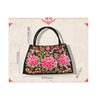 Bohemian Woman's Bag National Style Embroidery Single-shoulder Bag Embroidery Handbag Big Bag Factory(Big Szie)   black base cloud and flower - Mega Save Wholesale & Retail - 2