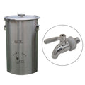 304 Stainless Steel Fermenter Fermentation Barrel Home Brew Wine Beer Fermenters