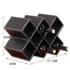 Red Wine Rack Holder Stand Home Europe    coffee flat pattern 8 lattice