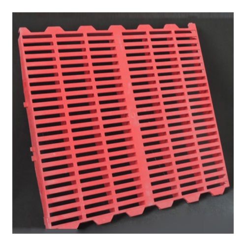 Red Piglet Pig Plastic Floor Board Dung Mesh 70x70