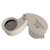 40x25mm Illuminated LED Loupe Jewelers Magnifier with LED Lights