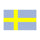 90 * 150 cm flag Various countries in the world Polyester banner flag     Sweden
