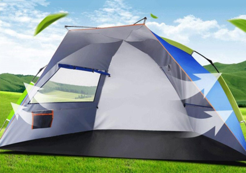 3-4 Person Double Layer Outdoor Automatic Instant Pop Up Waterproof Camping Tent