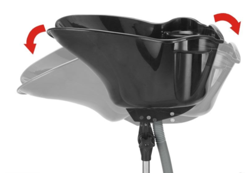 Hair Wash Basin Salon 5 Point Base MOBILE