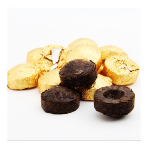 Yunnan Black Tea Small Mini Golden Ripe Cooked Yunnan Puer Tea Iron Box 75g