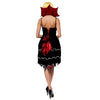 Gothic Vampire Costume Halloween Cosplay Game Uniform