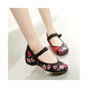 Peach Flower in Blossom Vintage Style Vintage Chinese Embroidered Shoes