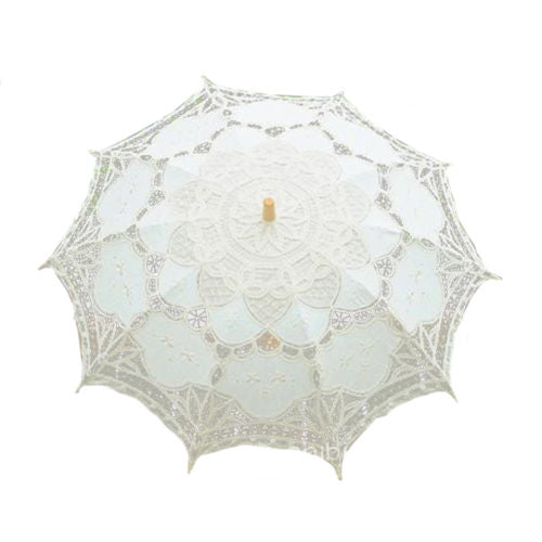 Handmade Cotton Craft Lace Macrame Children Umbrella Wedding Classical Photo