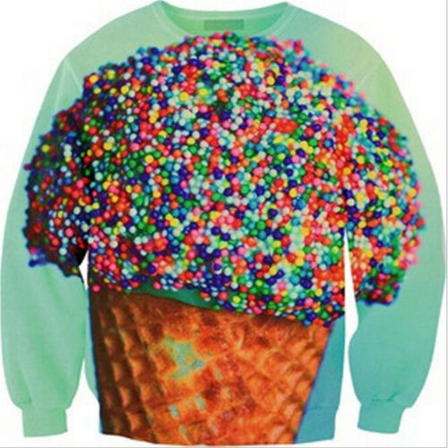 Womens Mens Realistic Space Galaxy Animals Hoodie Sweatshirt Top Jumper 3D Print