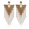 Earrings 18K Gold Galvanized Zircon Accessory