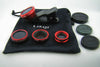 LIEQI LQ008 super wide-angle fisheye macro CPL filter Four phone camera Red