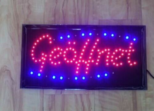 LED Schild Leuchtschild Reklame Leuchterklame Werbungsschild Werbungszeichen