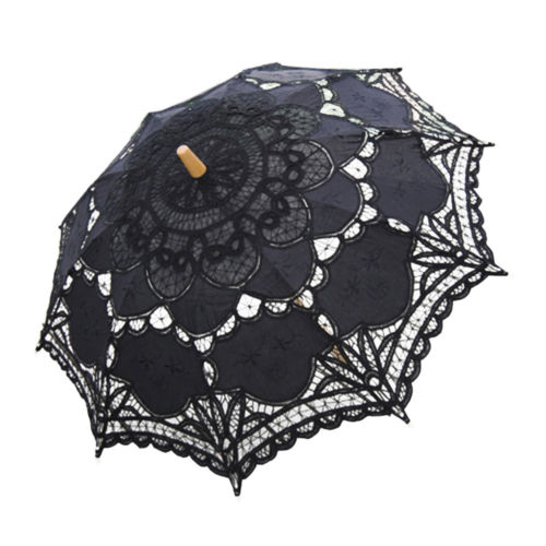 Handmade Cotton Craft Lace Macrame Children Umbrella Wedding Classical Photo