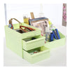 Drawer Type Organizer Comestics Sotrage Box   3014 S green