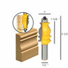 1/2" Shank Crown Molding Router Bit Ceiling Lace Tongue and Groove Slotting Tool
