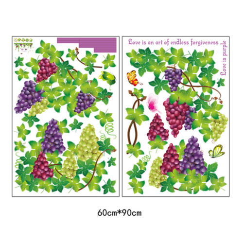 Flower Super Big Grape Wallpaper Wall Sticker