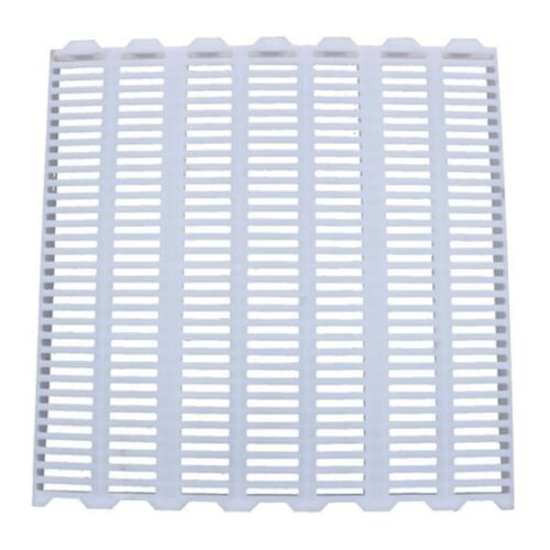 White Piglet Pig Plastic Floor Board Dung Mesh 70x70
