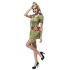 Navy Army Green Drillmaster Halloween Game Uniform Costume