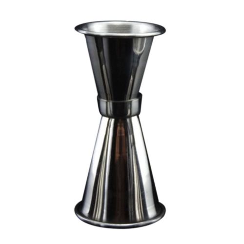 middle 25-35cc Stainless Steel Ounce Cup Jigger With Rolled Edges