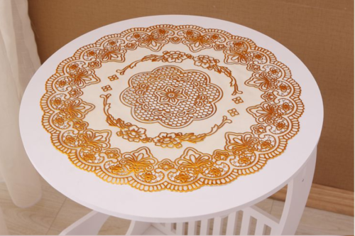 Coffee Tea Table Laptop Lamp Wooden - WHITE