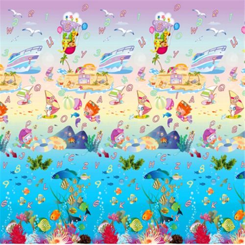 Waterproof Kids Baby Todder Play  Crawl  Gym Picnic Mat Pad Rug Double Sided