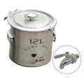 304 Stainless Steel Fermenter Fermentation Barrel Home Brew Wine Beer Fermenters