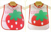 Cute Cartoon Bib Feeding Bibs Baby Bibs Saliva Towel Waterproof  Strawberry