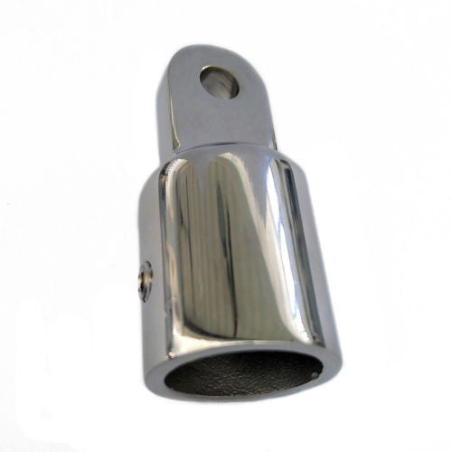 2PCS Eye End Cap Bimini Top Fitting Hardware 7/8'' 316 Marine Stainless Steel