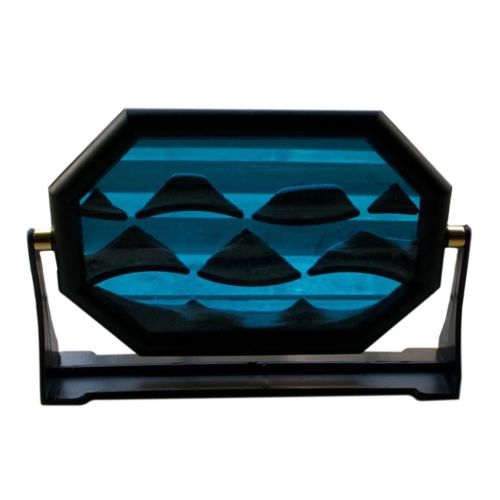 3D Creative Moving Sand Glass Art Picture Frame Desk Craft