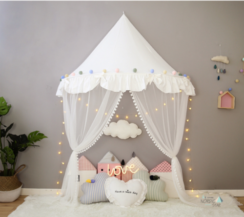 Kids Children Wall Hanging Mosquito Net Tent Canopy Home Decor