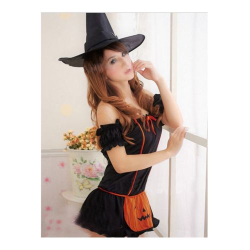 Witch Halloween Costumes Sexy Uniform Temptation Underwear Demon