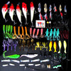 Lot 100 pcs Kinds of Fishing Minnow Bass Baits Lures Crankbaits Hooks