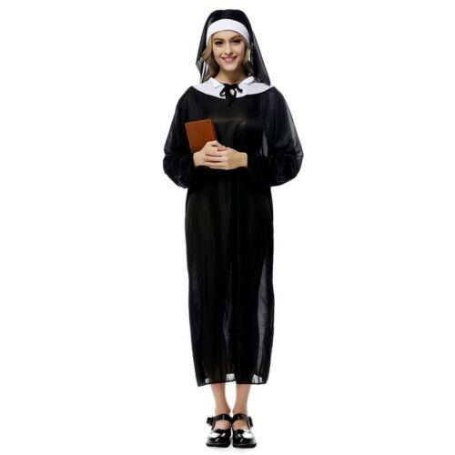 Halloween Cosplay Nun Virgin Mary Costume