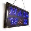 Nail Wax LED Neon Light Open Sign Twinkling Sparking lights for Salon 110V