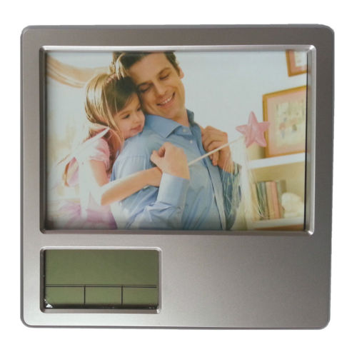 Multifunctional electronic pen holder Alarm clock  Photo Frame folding calendar