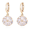 18K Gold Galvanized Zircon Earrings