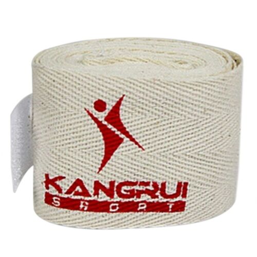 Boxing Free Combat Taekwondo Hand Wraps white