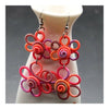 National Style Long Earrings Creative Long Costume Circles   07