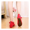 Old Beijing Cloth Shoes National Style Embroidered Shoes Square Dance Shoes Slip