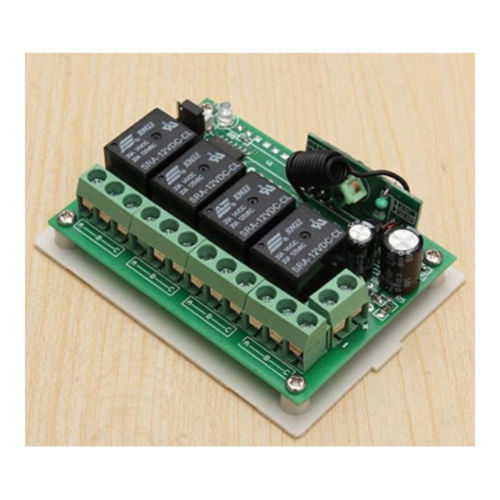 12V 4CH Channel 433Mhz Wireless Remote Control Switch With 2 Transimitter