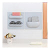 Traceless Bathing Room Storage Rack    beige 1 lattice